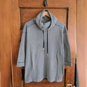 Chaps Sport Pullover, Sporty Nautical Navy Stripe